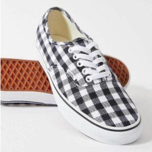 Vans Authentic Gingham Black/True White Men's 3.5/Women's 5